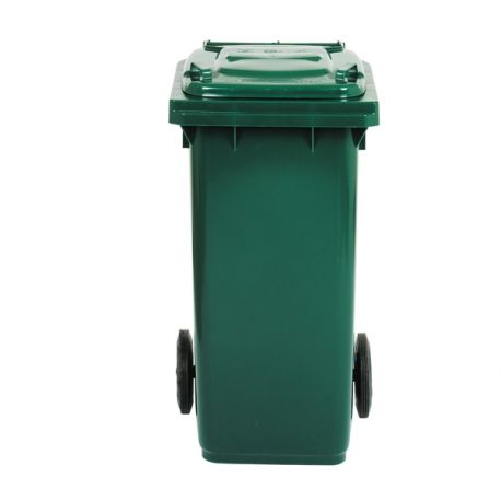 Bidone 2 ruote 58x73x107 240lt MP verde scuro