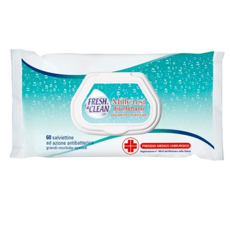 CF.60 SALVIETTE DISINFETTANTI ANTIBATT. FRESHCLEAN