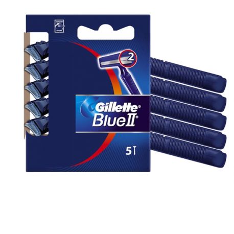 GILLETTE BLUE II STANDARD - KIT 5 RASOI USAGETTA