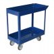 CARRELLO C/RUOTE ACCIAIO VERN. BLU 2 RIP. 82CM