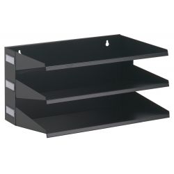 PORTADOCUMENTI SORTER RACK 3 SCOMPARTI NERO DURABL