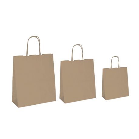 Shoppers neutre Kraft 18x8x24 25pz avana