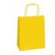 25 SHOPPERS CARTA KRAFT 18X8X24CM TWISTED GIALLO