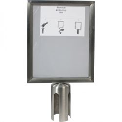 DISPLAY A4 PER COLONNINA SECURIT