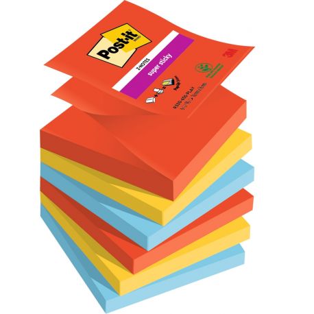 Post-it Super Sticky 76x 76 Playful Z-Notes