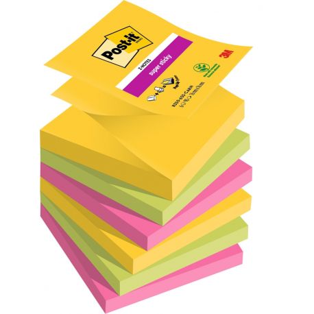 Post-it Super Sticky 76x 76 Carnival Z-Notes