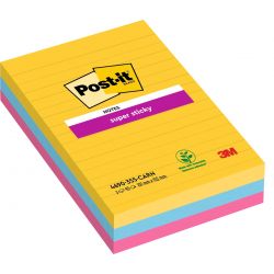 Post-it 4690 101x152 XL Super Sticky Carnival