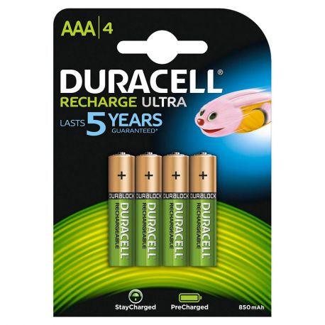 Pile ricaricabili Duracell HR03 cf.2pz ministilo