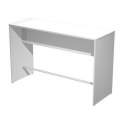 TAVOLO ALTO 160X70XH105CM BIANCO RISTORO