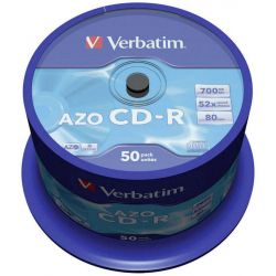 CD-R Verbatim 700MB 80min torre 50pz