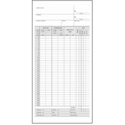 Schede presenze 1565 100pz 22,5x10 DU1580000000