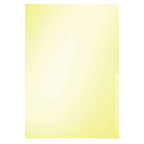 Cartelline PVC "L" 22x30 cf.25pz gialle 55431