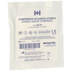 Garza sterile 25 strati 20x20cm