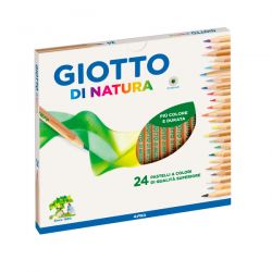 MATITE GIOTTO NATURA 24 COLORI