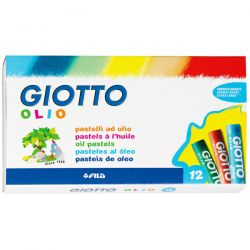 PASTELLI OLIO GIOTTO 12 COLORI