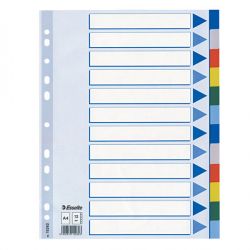 Separatore A4 pl. 12tasti color 15262