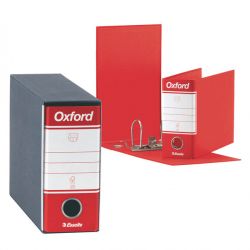 Registratore Oxford G81 dorso cm 8 f.to Memorandum Rosso