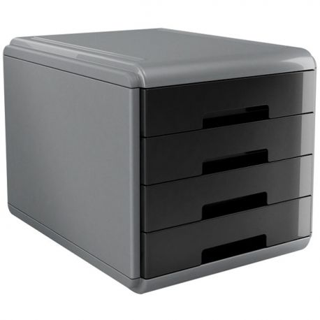 Cassettiera 4 cassetti MYDESK Arda nero