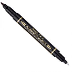 Marcatore Pentel Twin Tip nero