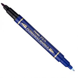 Marcatore Pentel Twin Tip blu