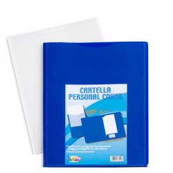 Cf.5 cartelle Personal 2 lembi Plastidea blu