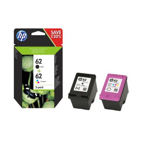 Twin Pack HP N9J71AE nero+ colore N.62