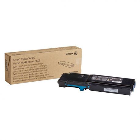 Toner Xerox 106R02229 HC 6600 WC-6605 ciano