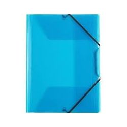 Cartella 3L c/elastico blu Lumina 22X30