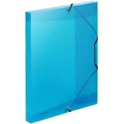 Cartella 3L c/elastico d.2,5 blu Lumina 24x32