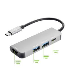 Adattatore Tipo C-Hub 2Usb/1Usbc/1Hdmi