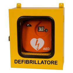 Armadio Defibrillatore da est. c/termoregolatore