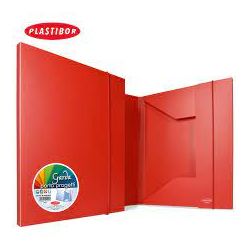 CARTELLA PPL 3LEMBI C/EL. GARDA CM.25X35 ROSSO